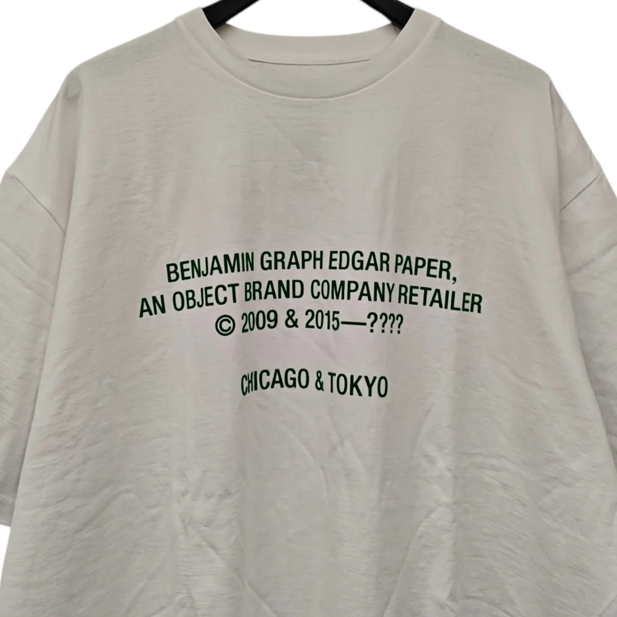 BENJAMIN GRAPH EDGAR PAPER S／S Oversized Tee Tシャツ - Image 2