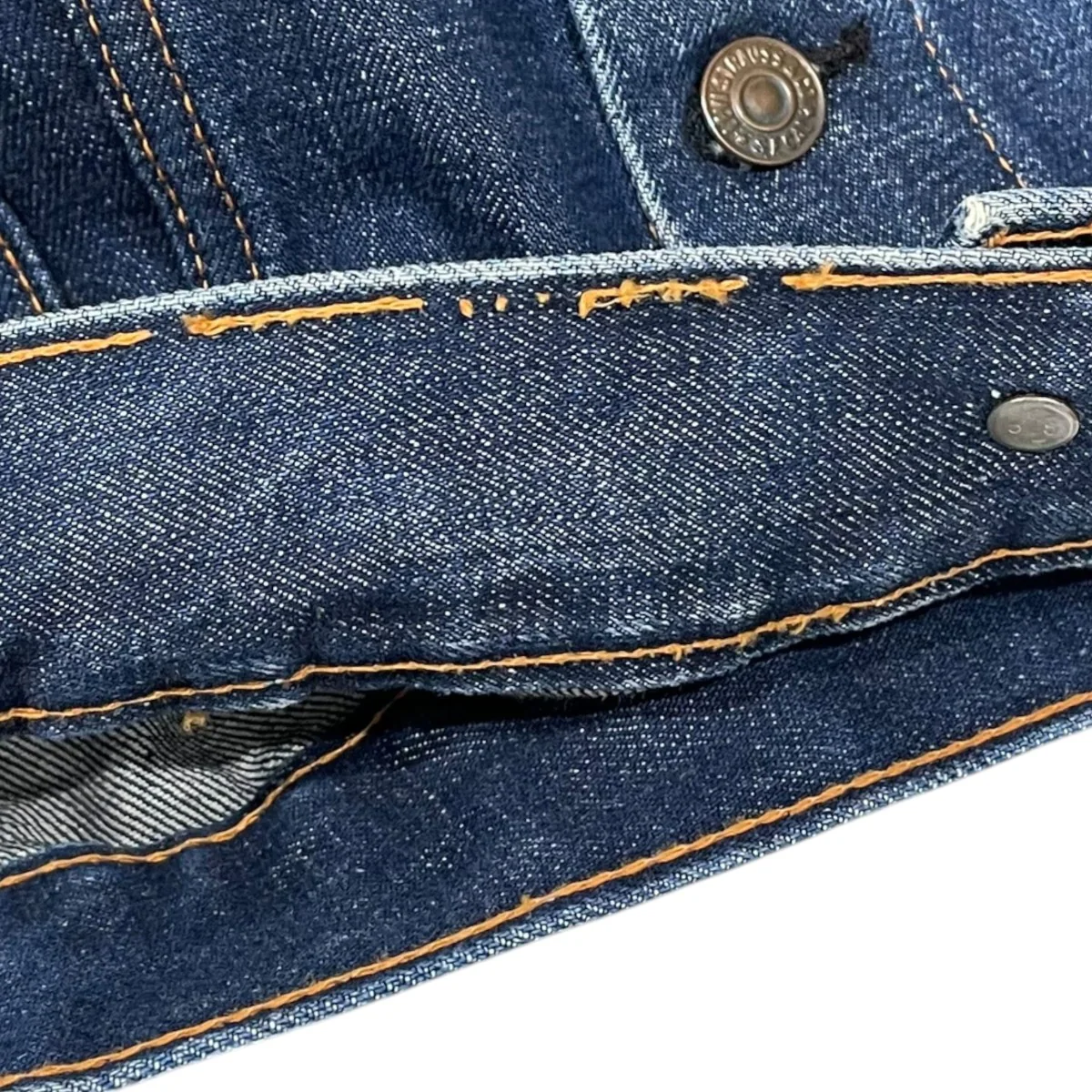 デニムジャケット BIGE 71205 ボタン裏525 米国製 - Image 6