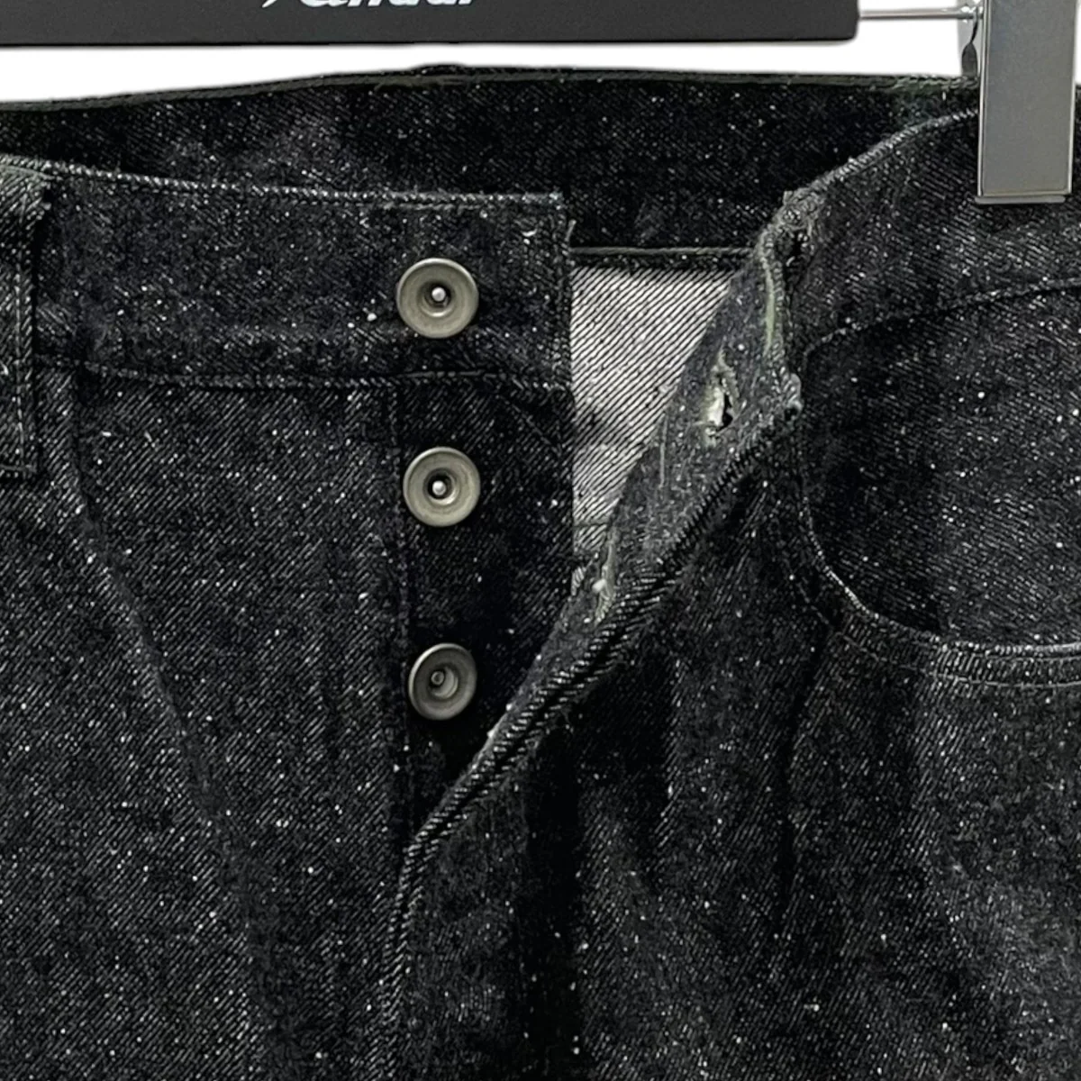26SS ネップ加工ブラックデニムパンツ OTP-26SS-PT0011 - Image 3