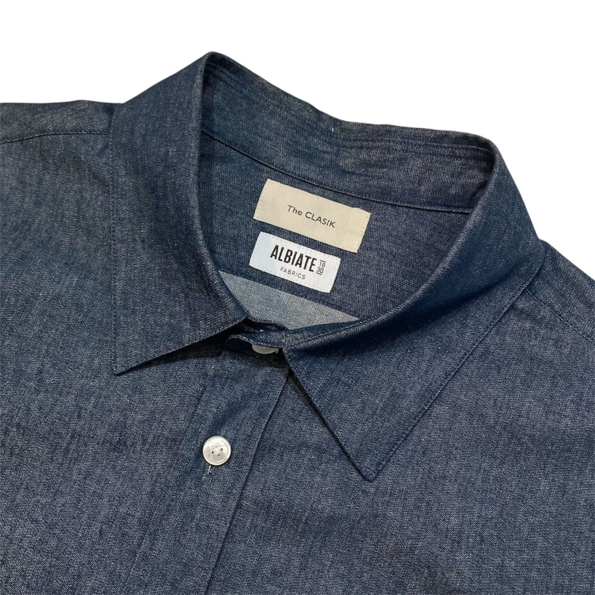 26SSCLASSIC SHIRTS -ALBIATE SHIRTING DENIMデニム長袖シャツ26SS-CKSH-017 - Image 3