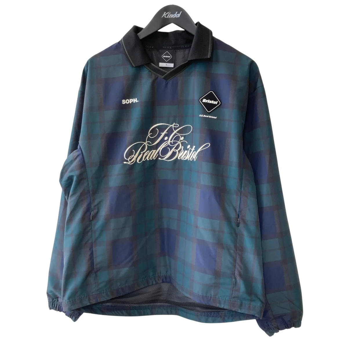 PLAID PRACTICE POLO COLLAR PISTEチェックブルゾンFCRB-260029