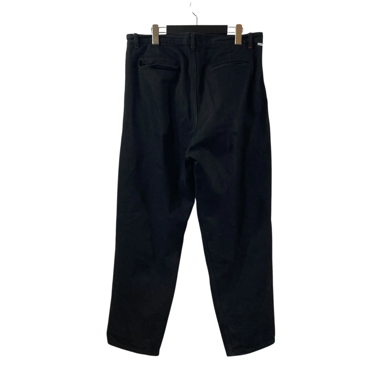 Selvage Denim Two Tuck Tapered PantsブラックデニムパンツGU251-40187RB - Image 2