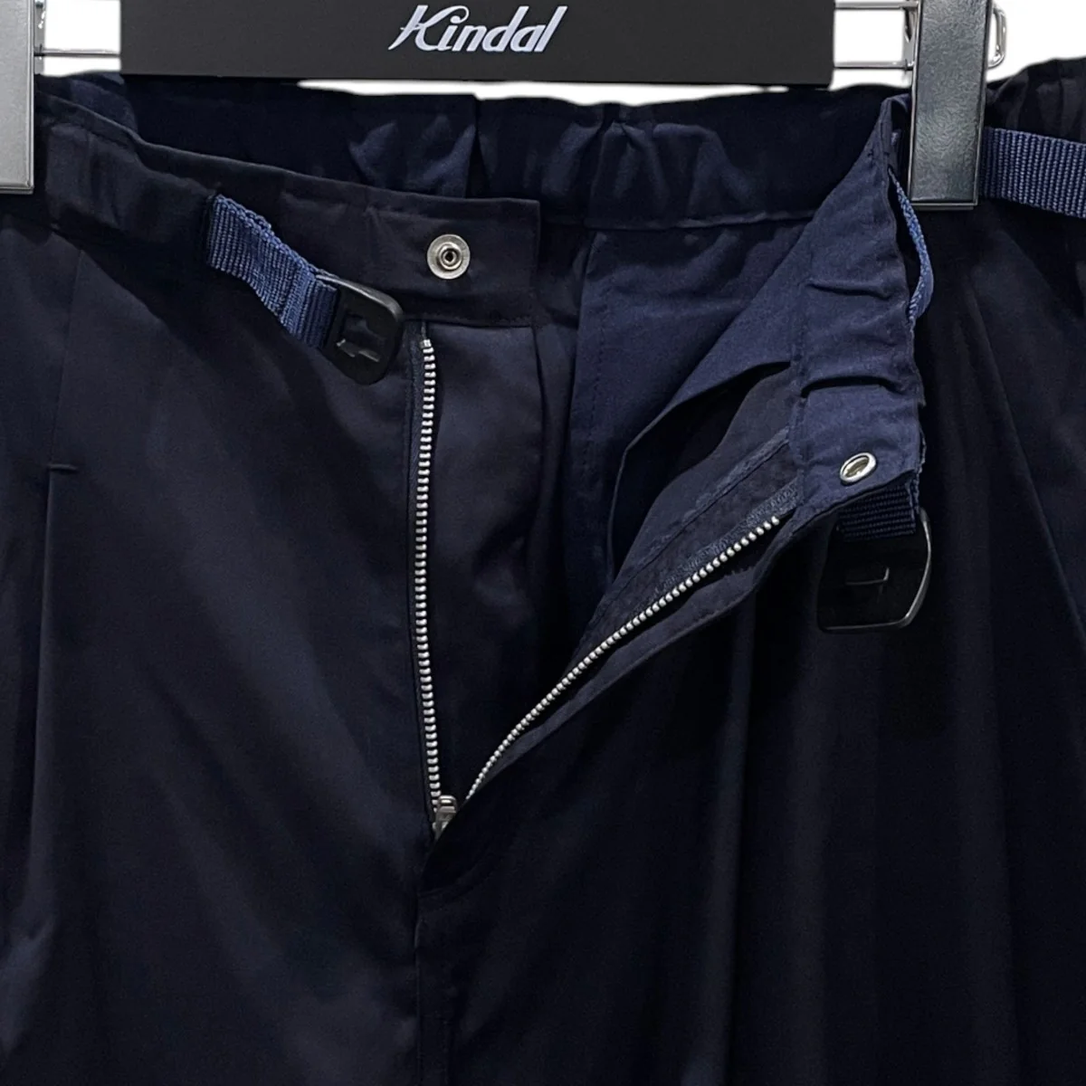 25SS ウェビングベルトパンツ WALKER ST EASY PANTS LORO PIANA 365 MERINO WOOL スラックス NN-P4655 - Image 3