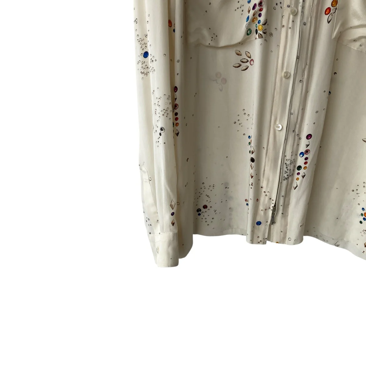 23SSZIP-UP GALAXY SILK SHIRT長袖シャツMMSS-SH0623 - Image 4
