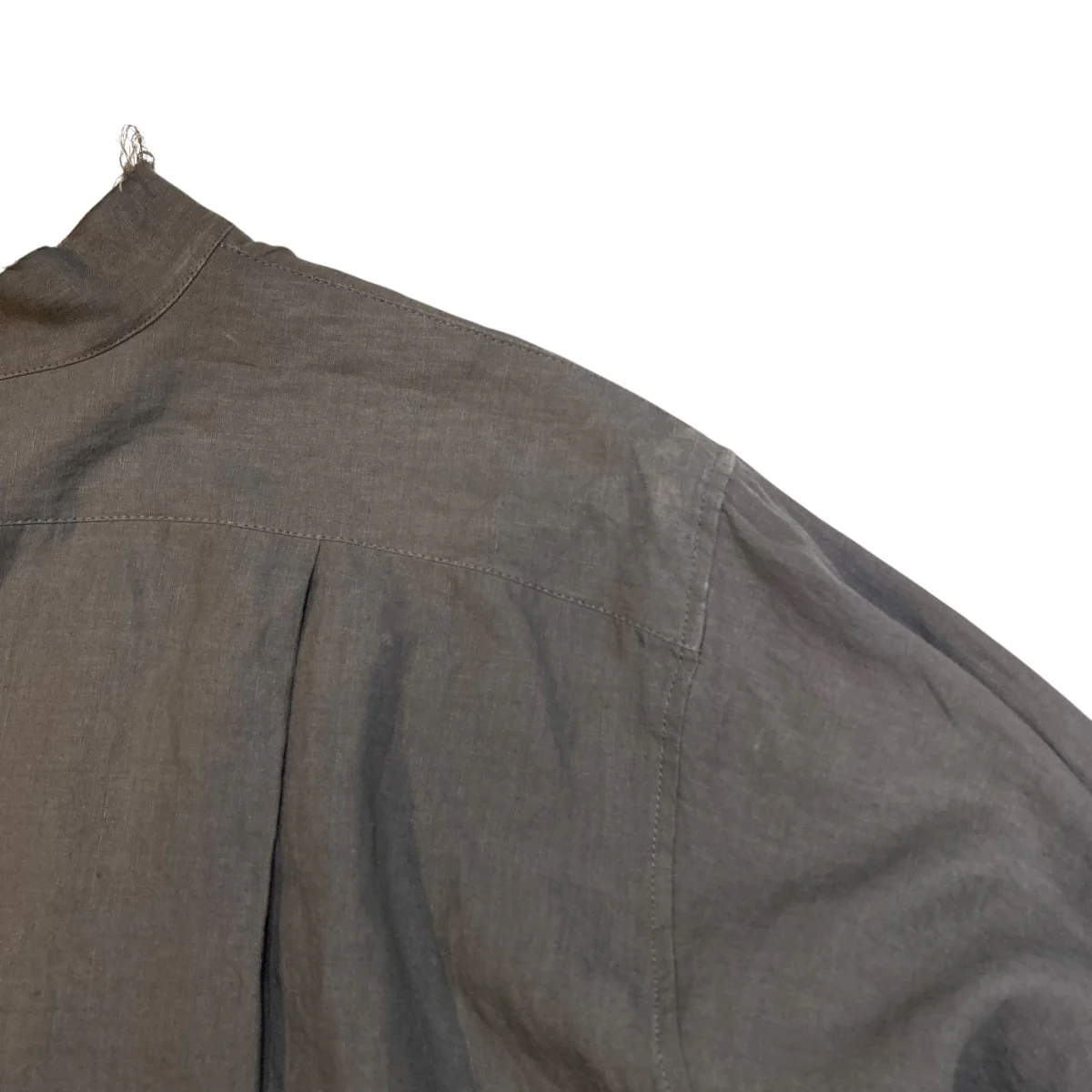 L／S HANDKERCHIEF SHノーカラーリネンシャツMT5103-0616 - Image 5