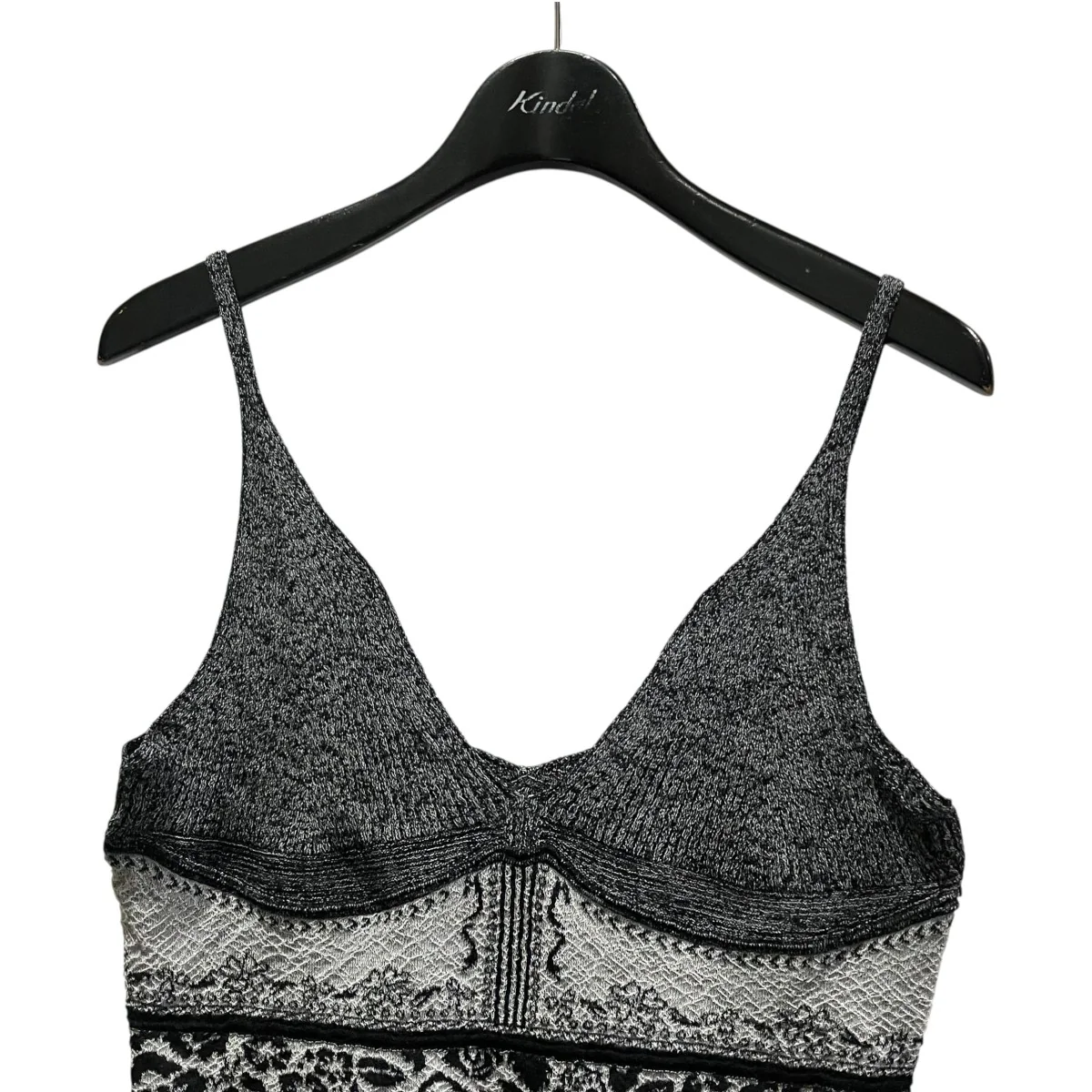 26SSFloral Jacquard Knit Camisole TopニットキャミソールMM26SS-KN083 - Image 3