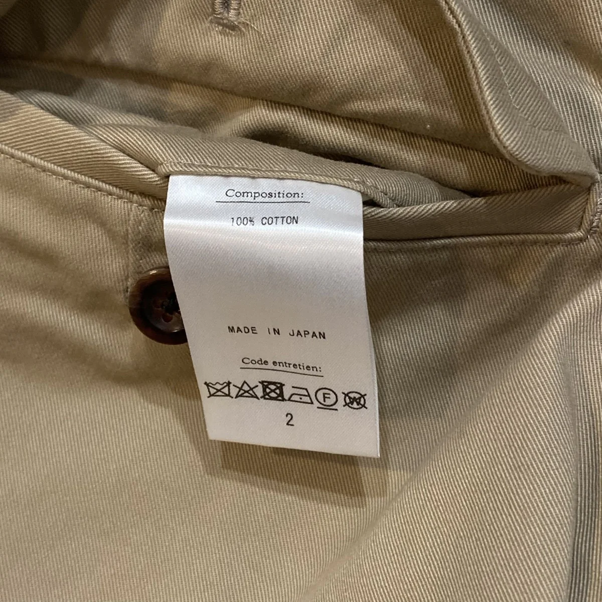 Soft Twst Organic Chino Tack Cargoチノパン21-030-HL-8060-1 - Image 7