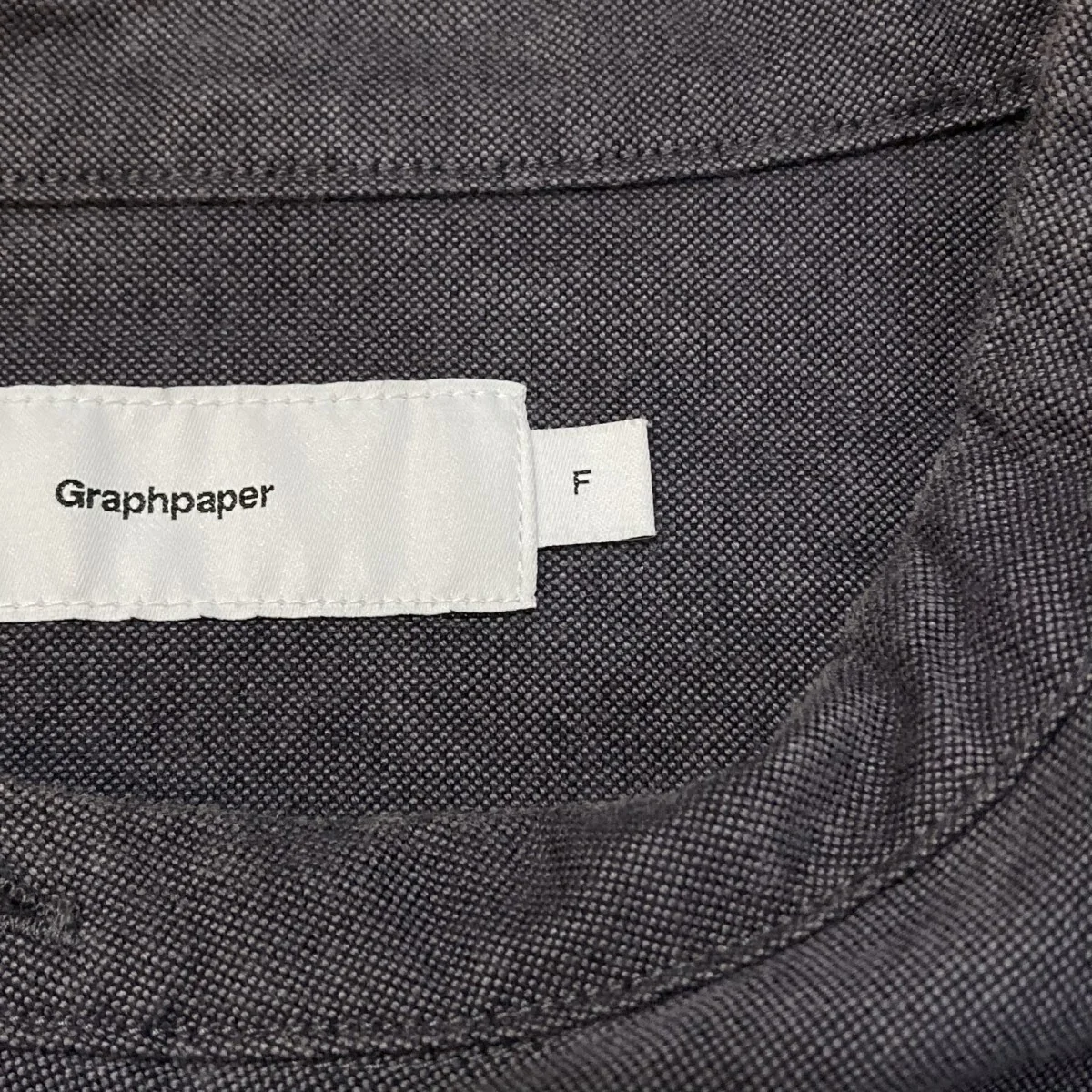 Oxford Oversized Band Collar ShirtバンドカラーシャツGM201-50111B - Image 6