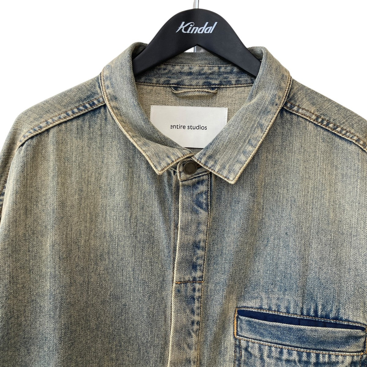 HERCULEAN SHIRT長袖デニムシャツジャケットESU-S25-11005-SW - Image 3