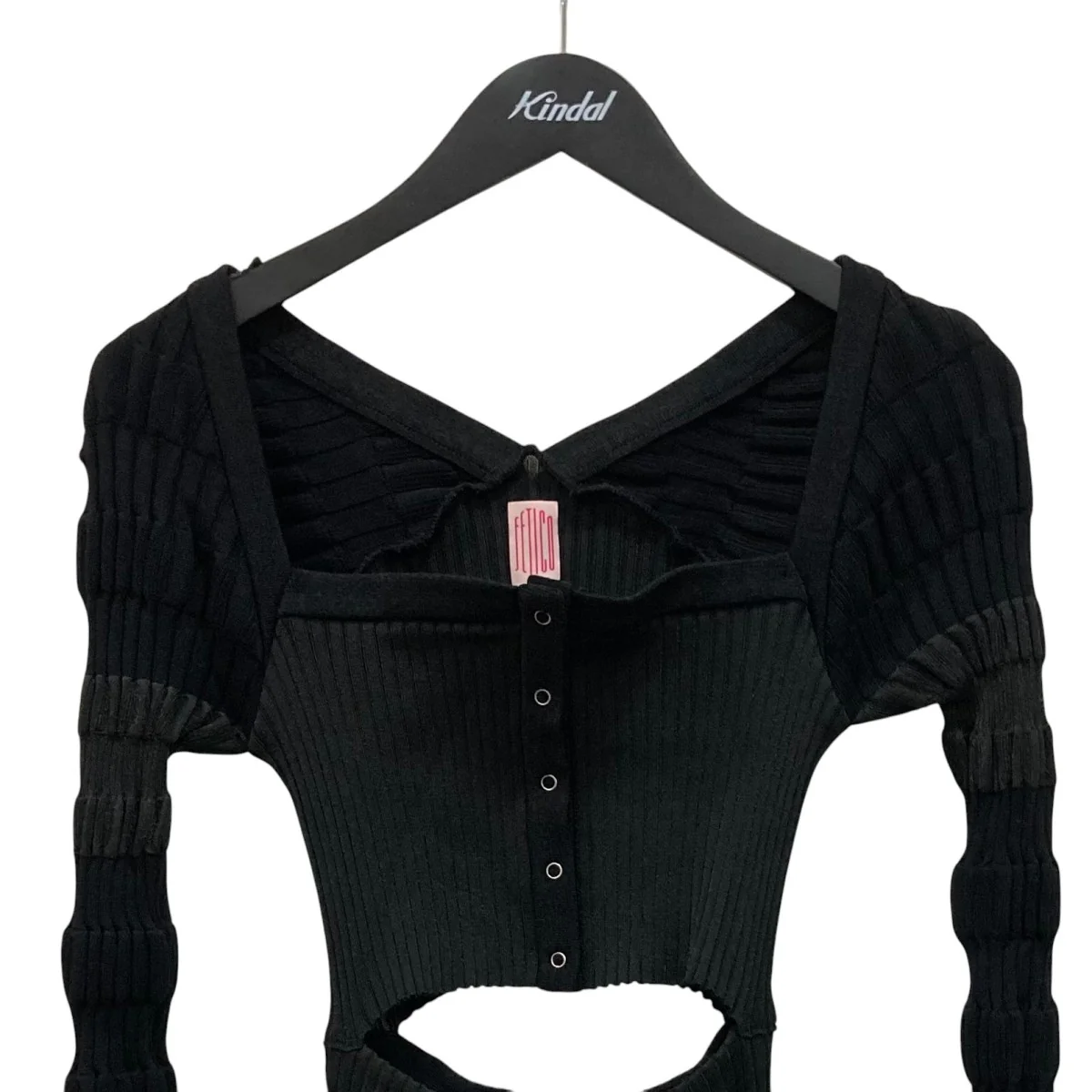 STRIPE KNIT CARDIGAN長袖ワンピースFTC2420721 - Image 2