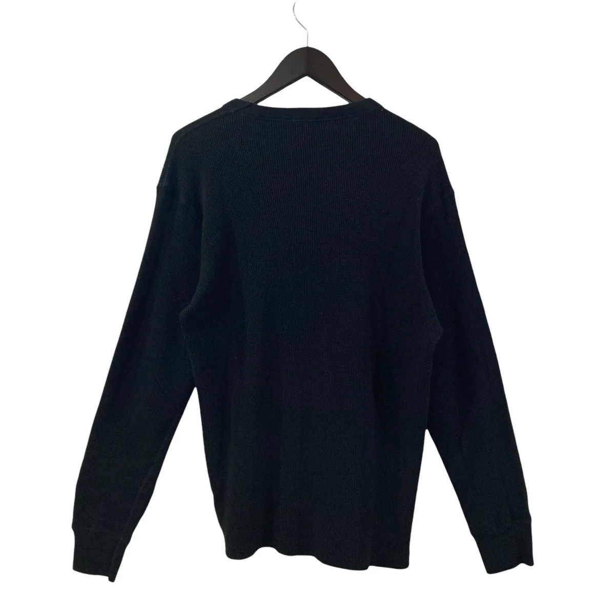 コットンカシミヤ ワッフル長袖クルーロングスリーブTシャツC03-05018 - Image 2