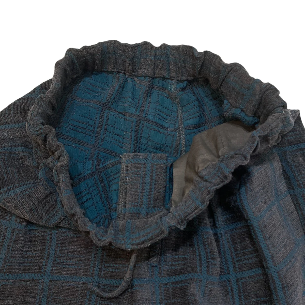 JACQUARD PLAID EASY PANTSイージーパンツYK24FW0779P - Image 4