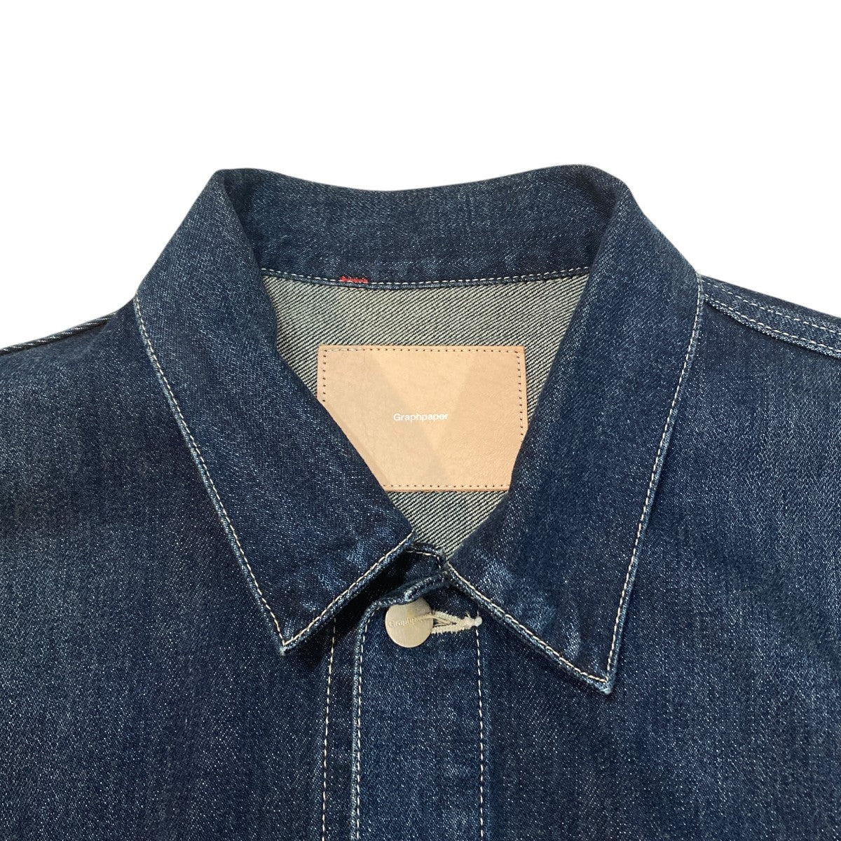 Selvage Denim Jacket-DARK FADE-デニムジャケットGU261-20054DB - Image 3