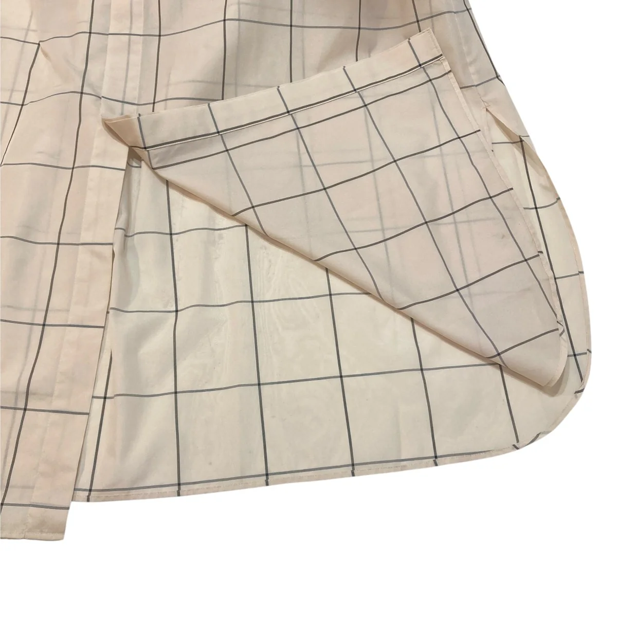 PLAID GATHERED DRESSシャツワンピース221-16128 008 - Image 5