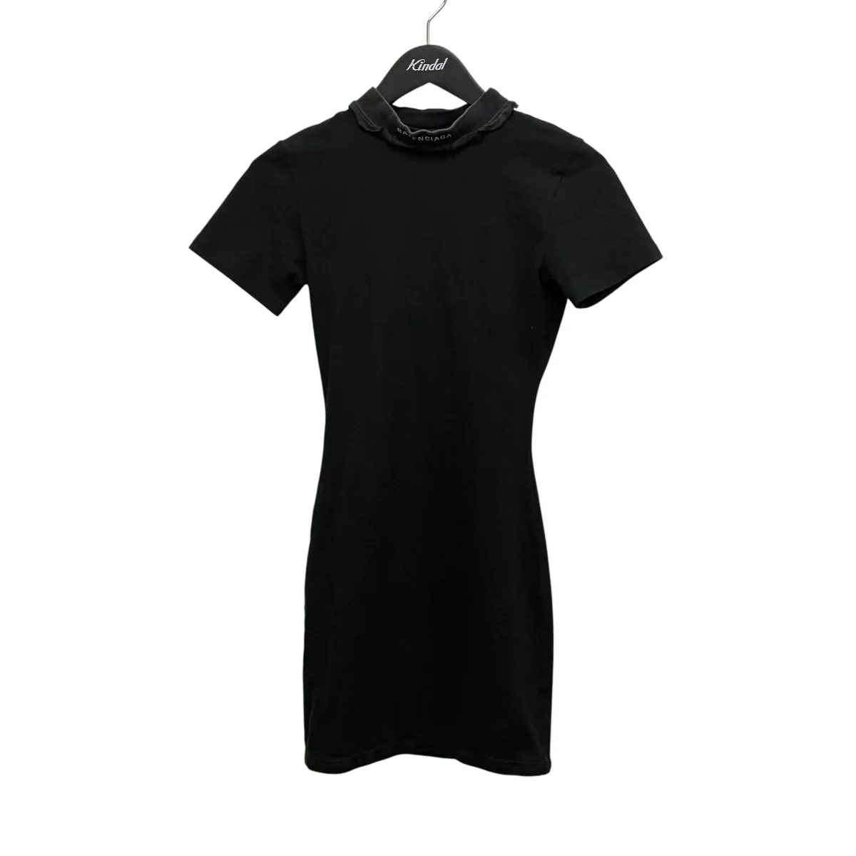 ネックロゴ半袖Tシャツワンピース739030