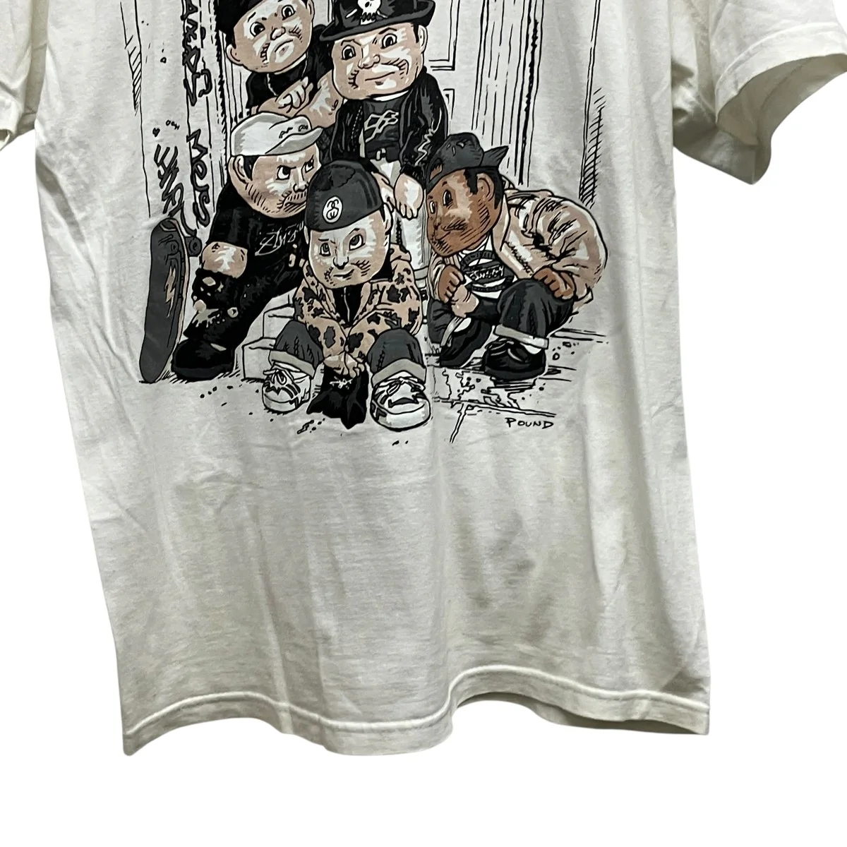 STU YORK CREWプリントTシャツ - Image 4