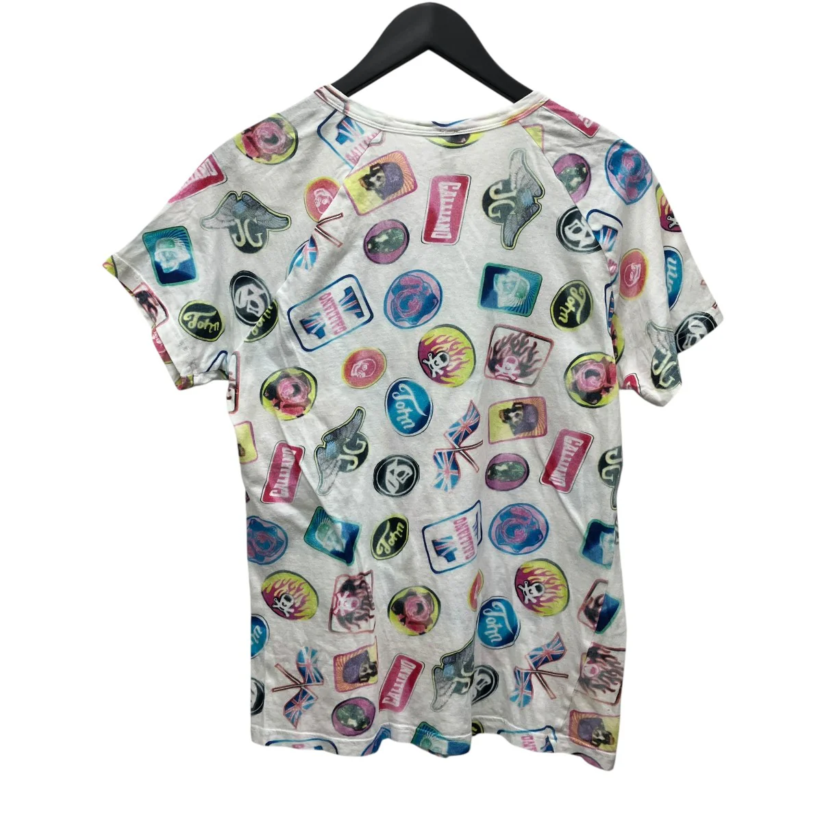 ハーフボタン総柄Tシャツ - Image 2