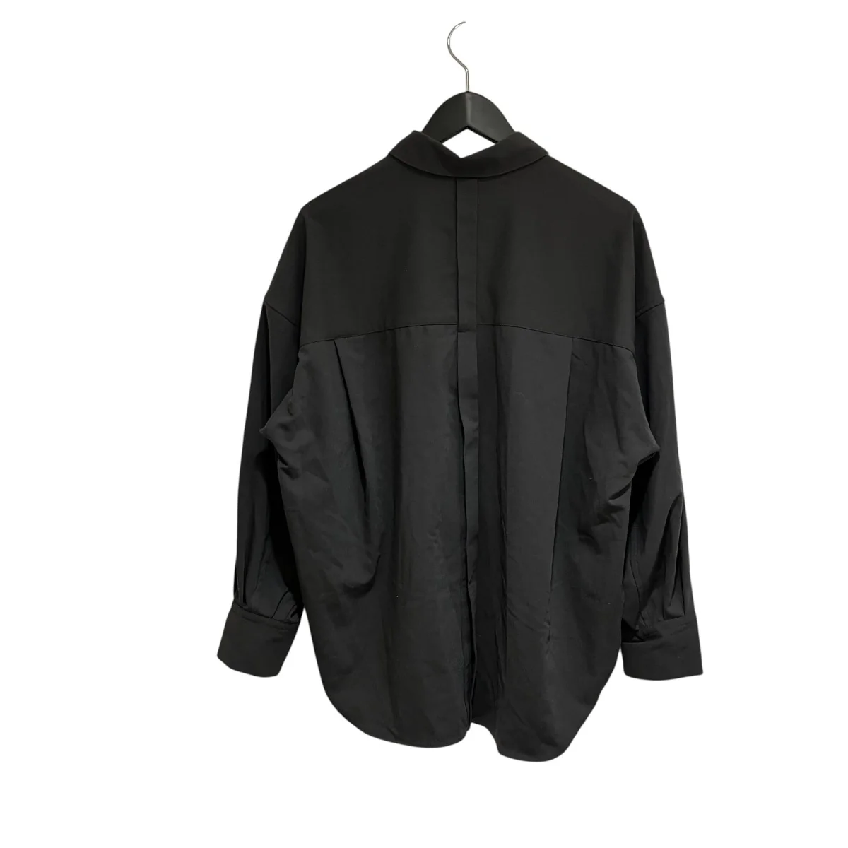 Oversized 4way Shirtバックスリットクロップド長袖シャツ125200004 - Image 2