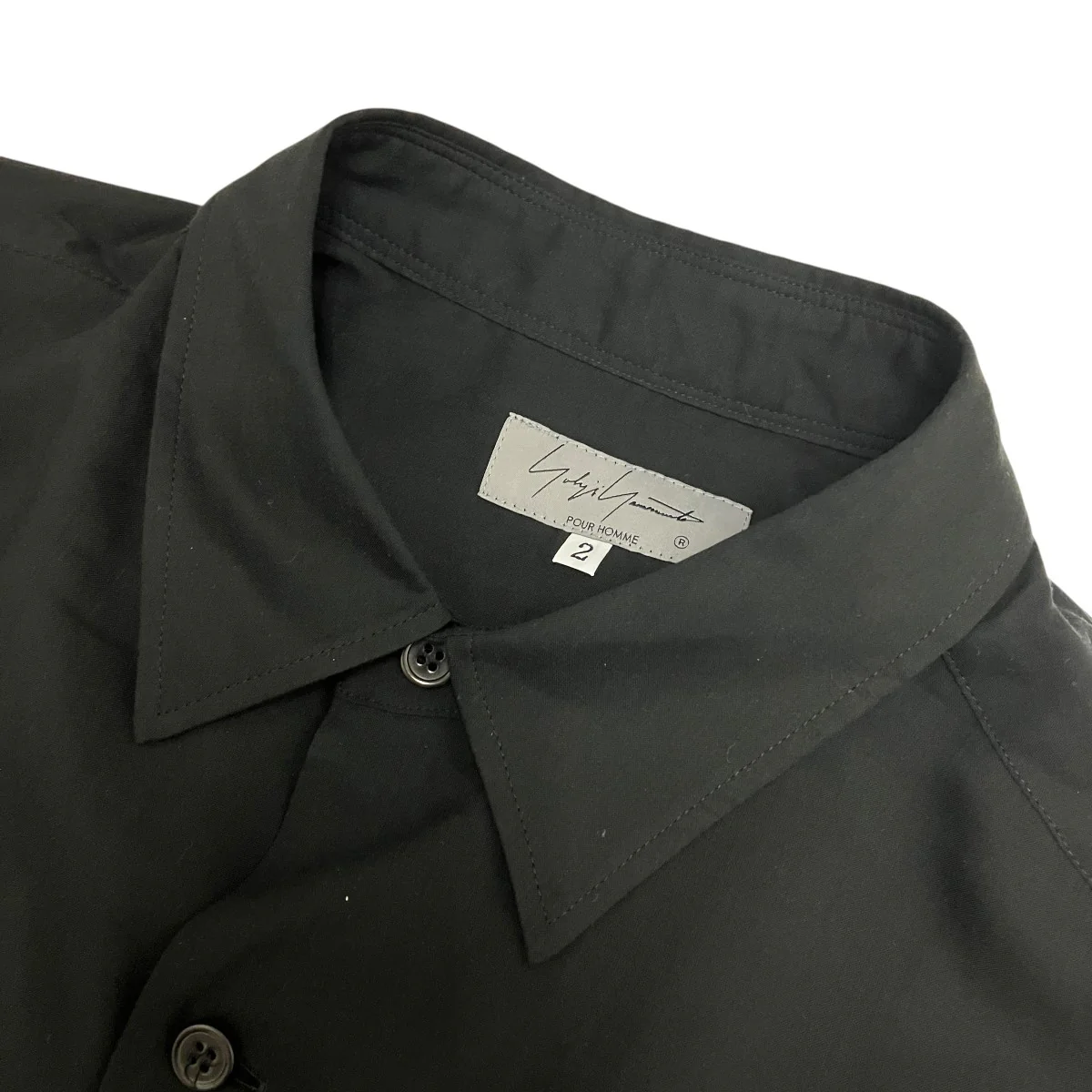 26SSCELLULOSE LAWN STANDARD BIG SHIRTオーバーサイズ長袖シャツHK-B06-201 - Image 5