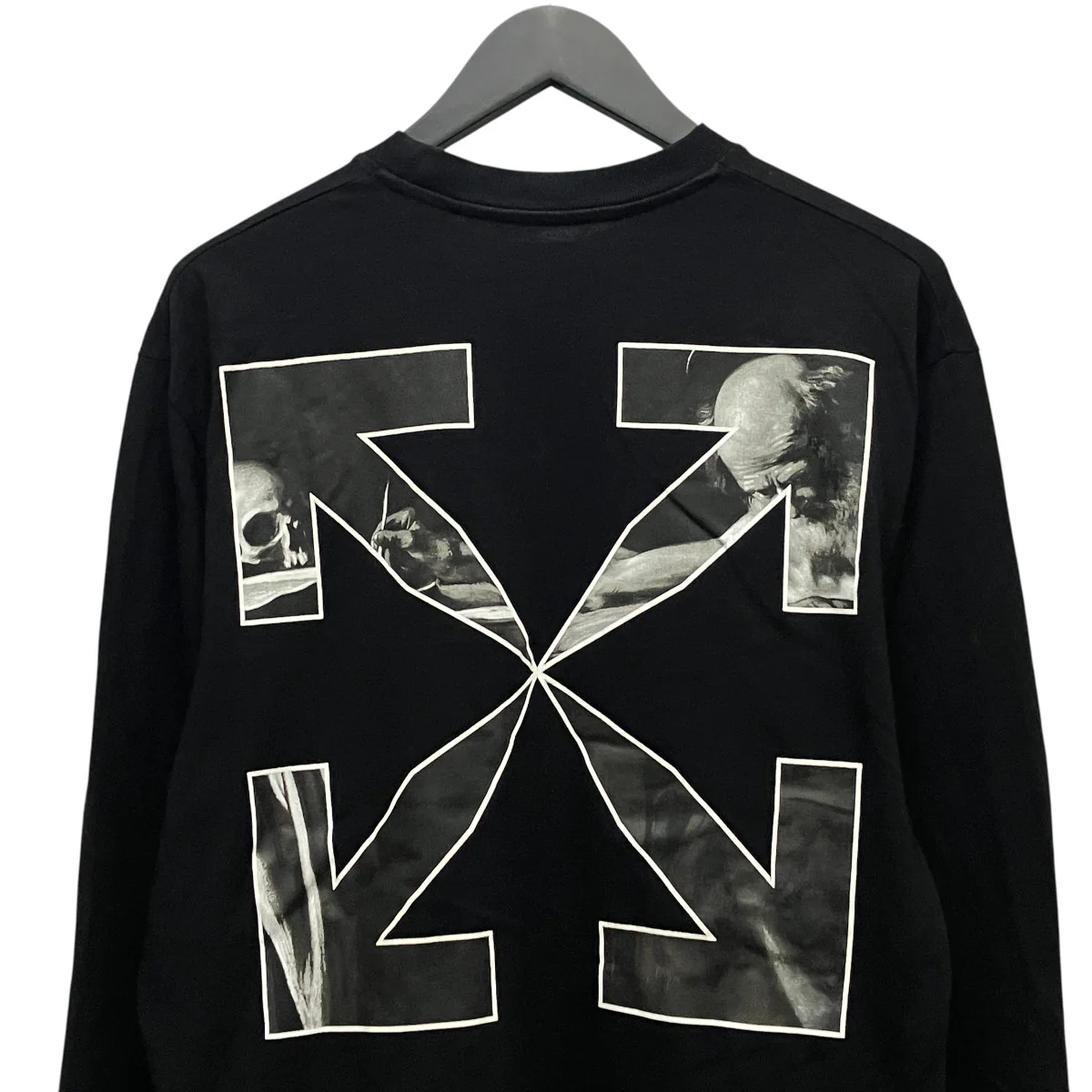 CARAVAGGIO ARROWグラフィックバックプリントカットソーOMAB064F21JER014 - Image 3