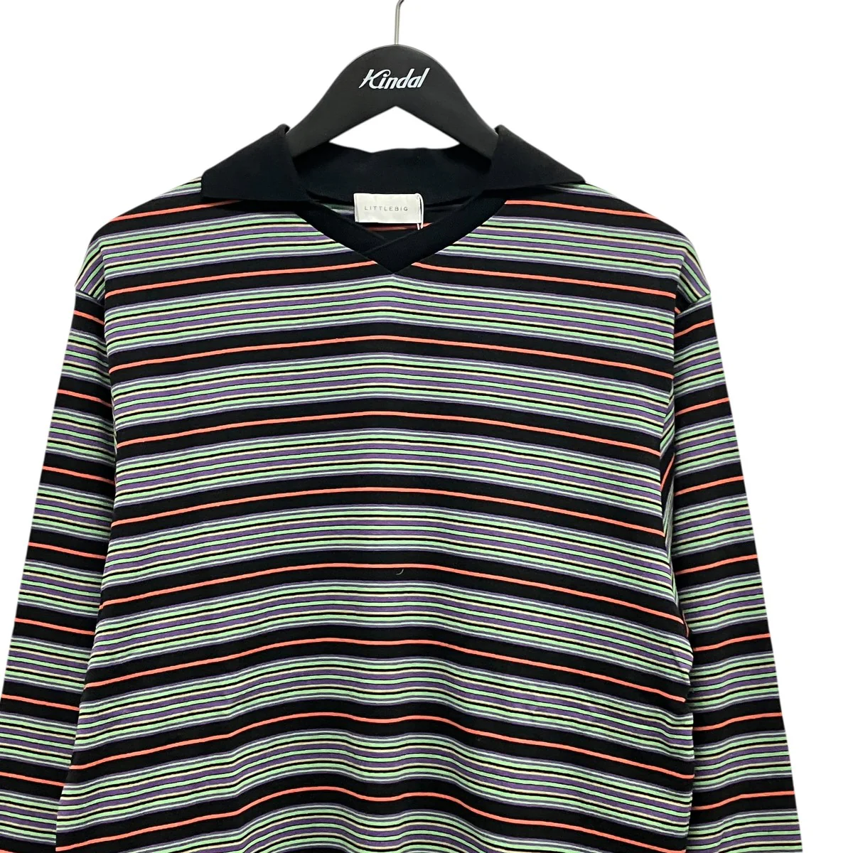 BORDER POLO CS襟付きボーダーカットソーLB241-CS01 - Image 3