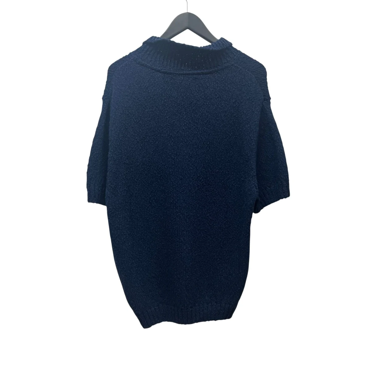 Football Logoロゴ半袖ニットポロAW25-157K - Image 2