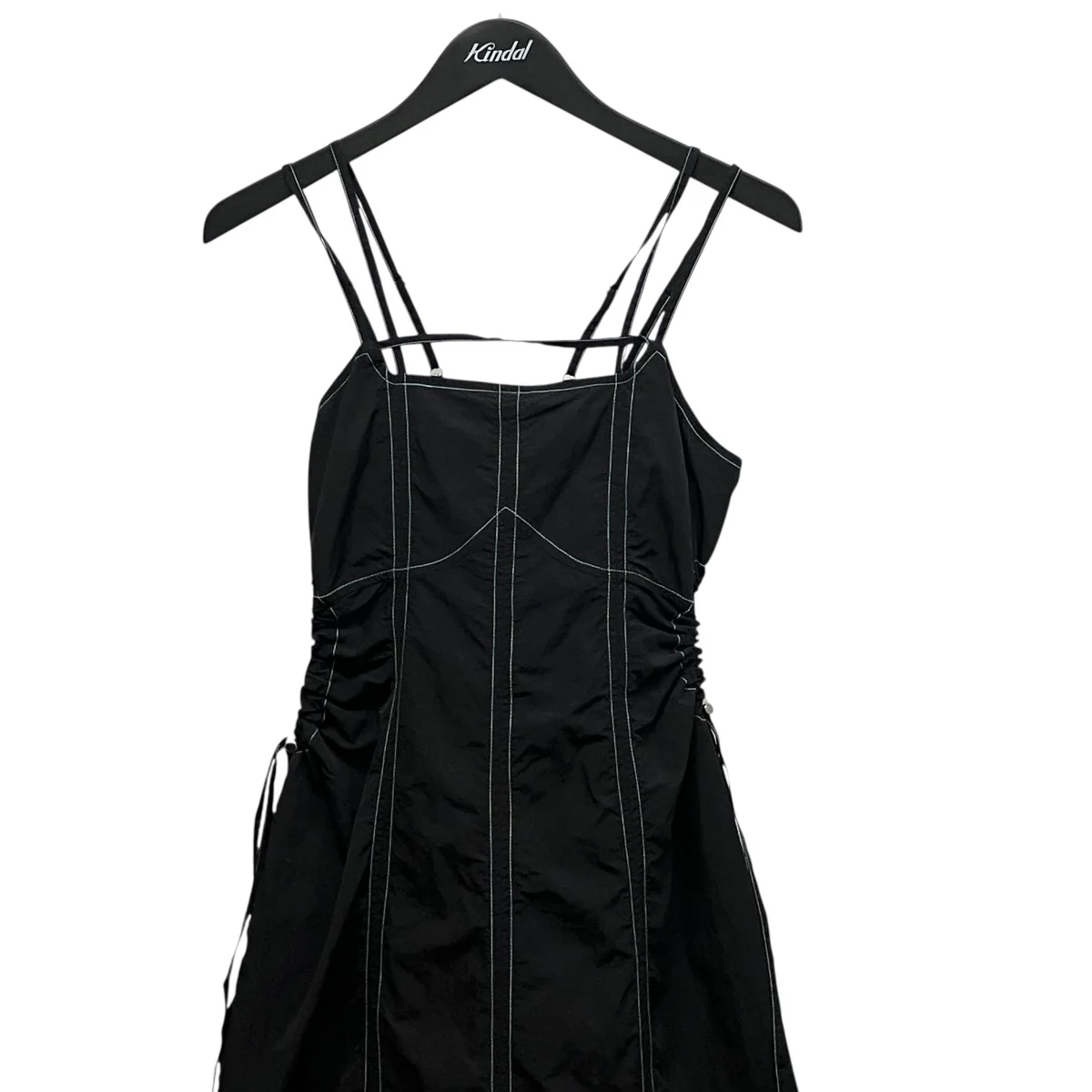 Waist Drawstring Nylon Dressナイロンドレスワンピース01-OP156-25-01 - Image 3