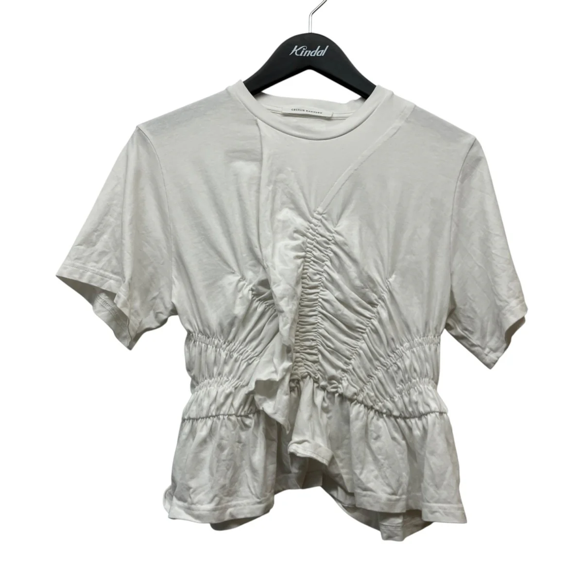 25SSACE TOPフリルハーフスリーブカットソー