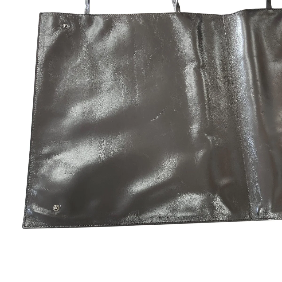 large slim leather bagレザーダブルバッグAM26SSW06BGDROS - Image 5
