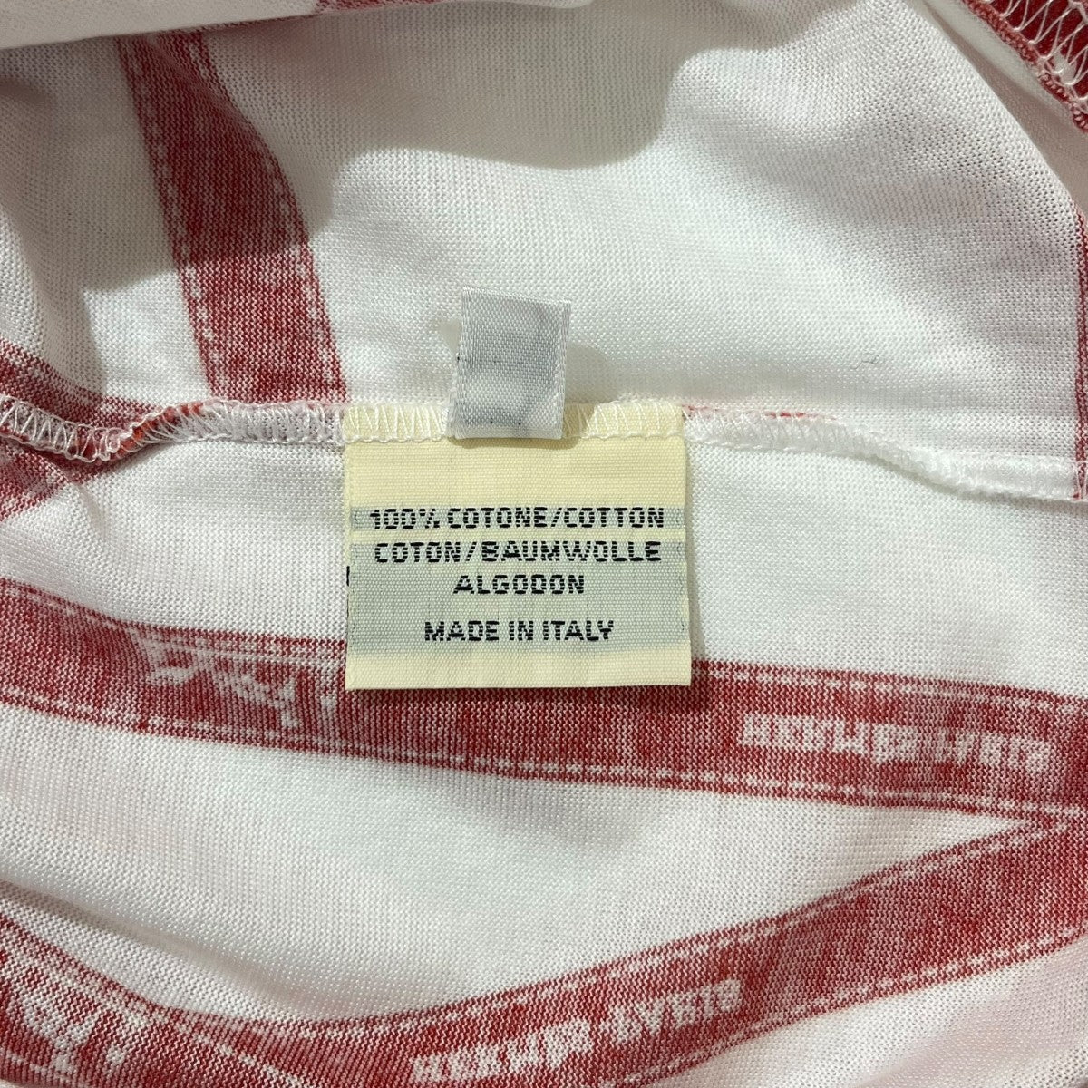 マルジェラ期ボルデュック柄Tシャツ - Image 6
