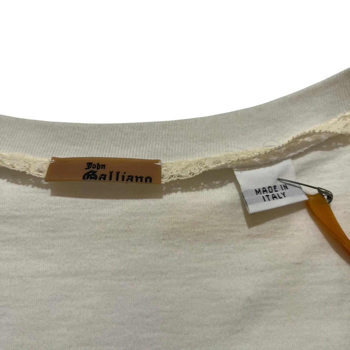 裾ダメージ加工VネックTシャツAU0725Y - Image 5