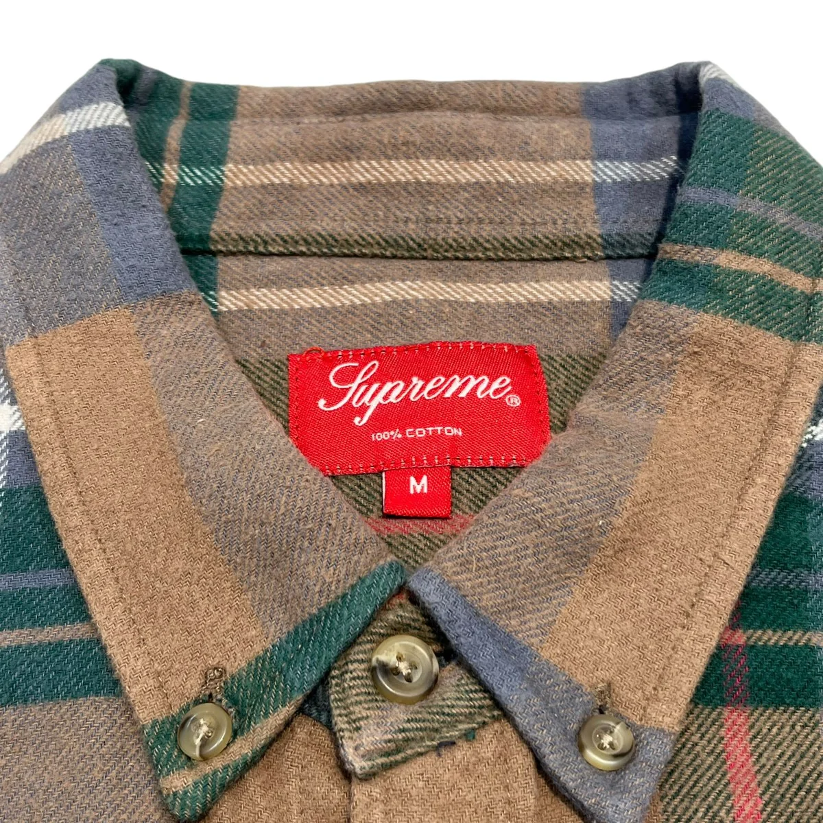 Plaid Shirtボタンダウンネルシャツ - Image 4
