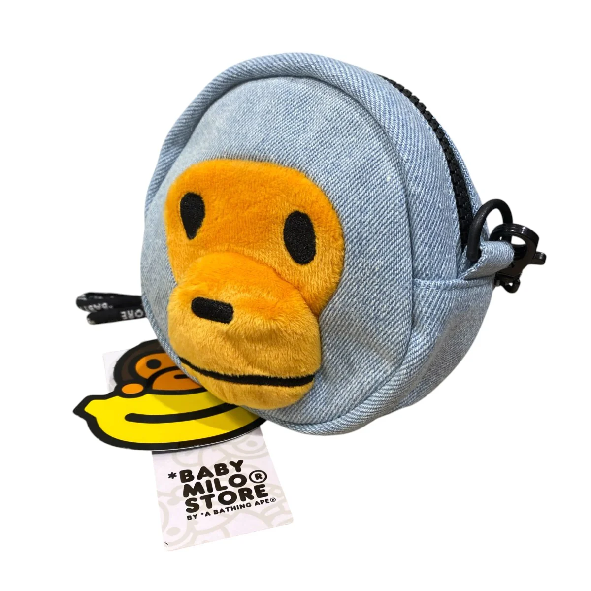 baby milo face denim cross bag - Image 2