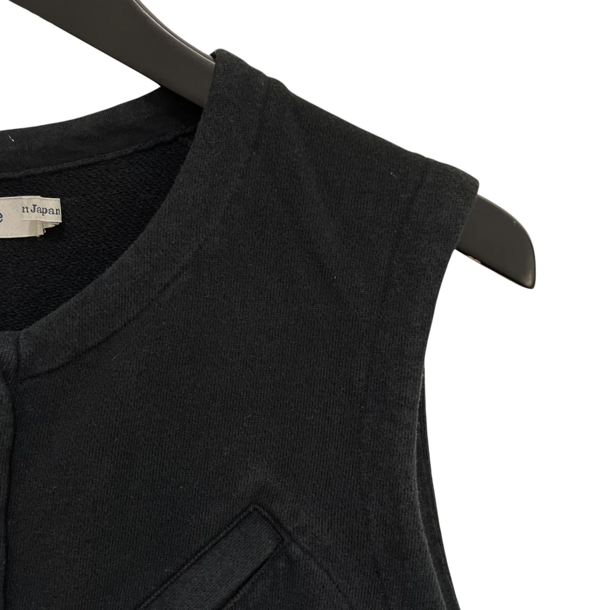 23SSHIKER VEST COTTON SWEAT OVERDYEDベストNN-V4205 - Image 4