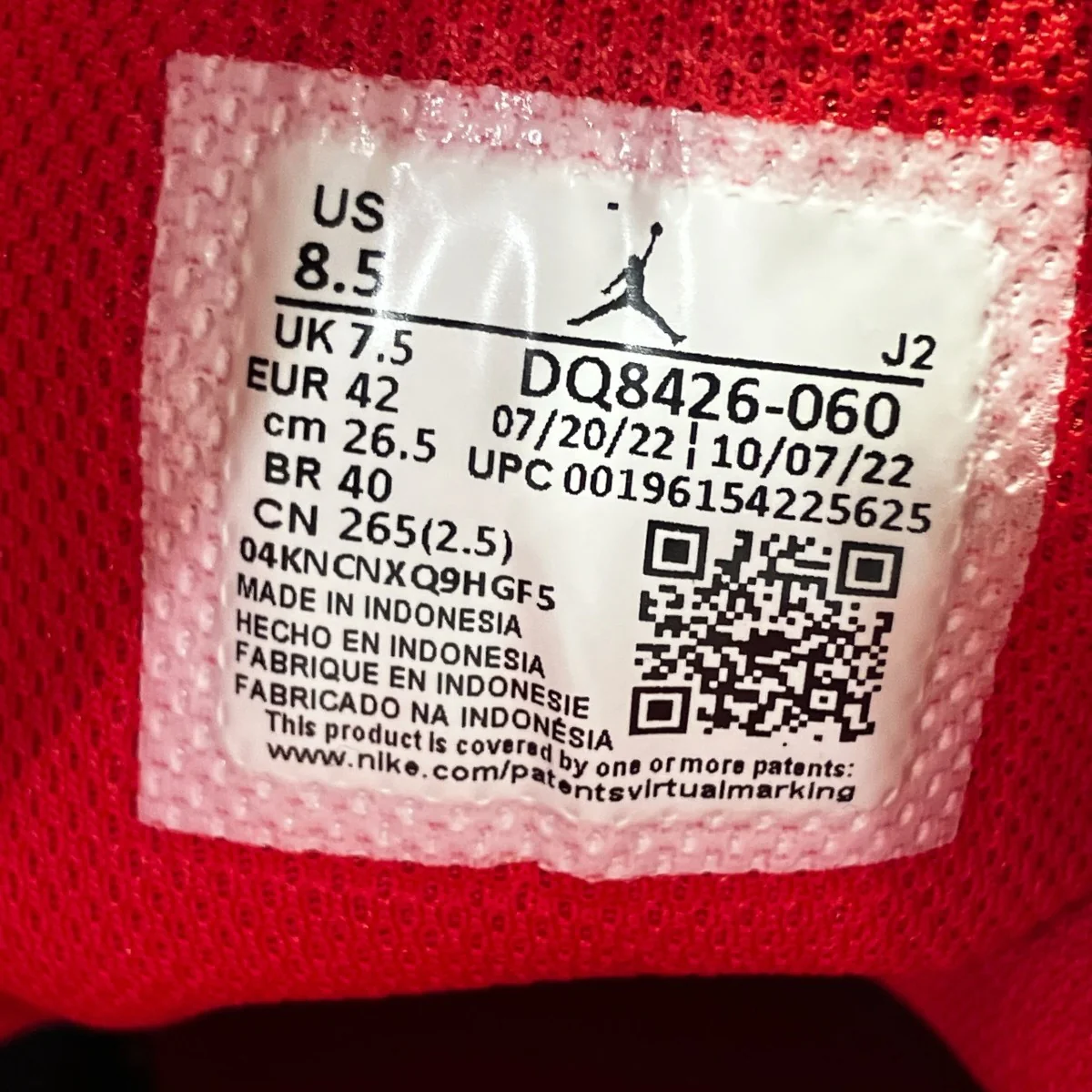 Air Jordan 1 Mid Bred ToeハイカットスニーカーDQ8426-060 - Image 7