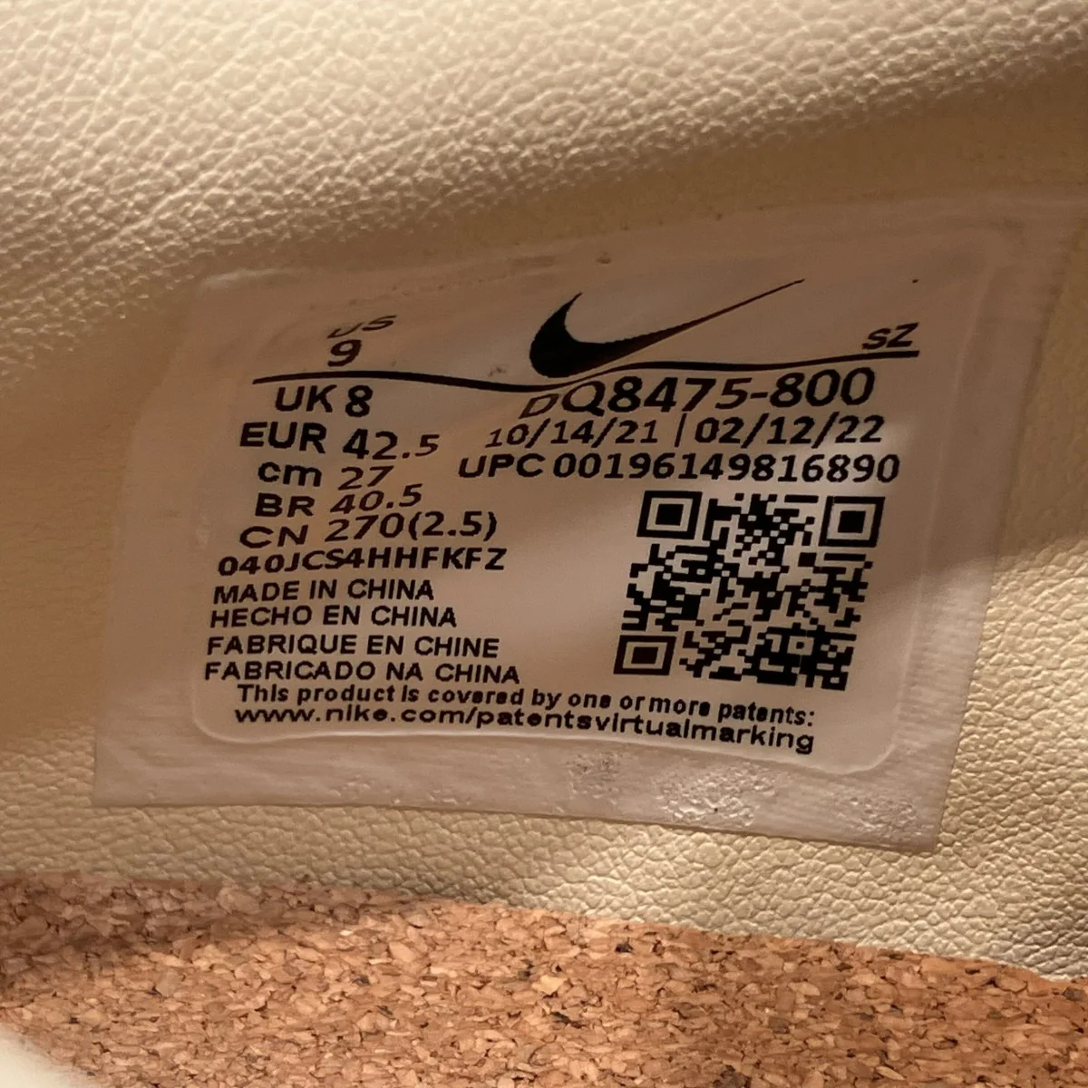 AIR MAX 1 SPローカットスニーカーDQ8475-800 - Image 6