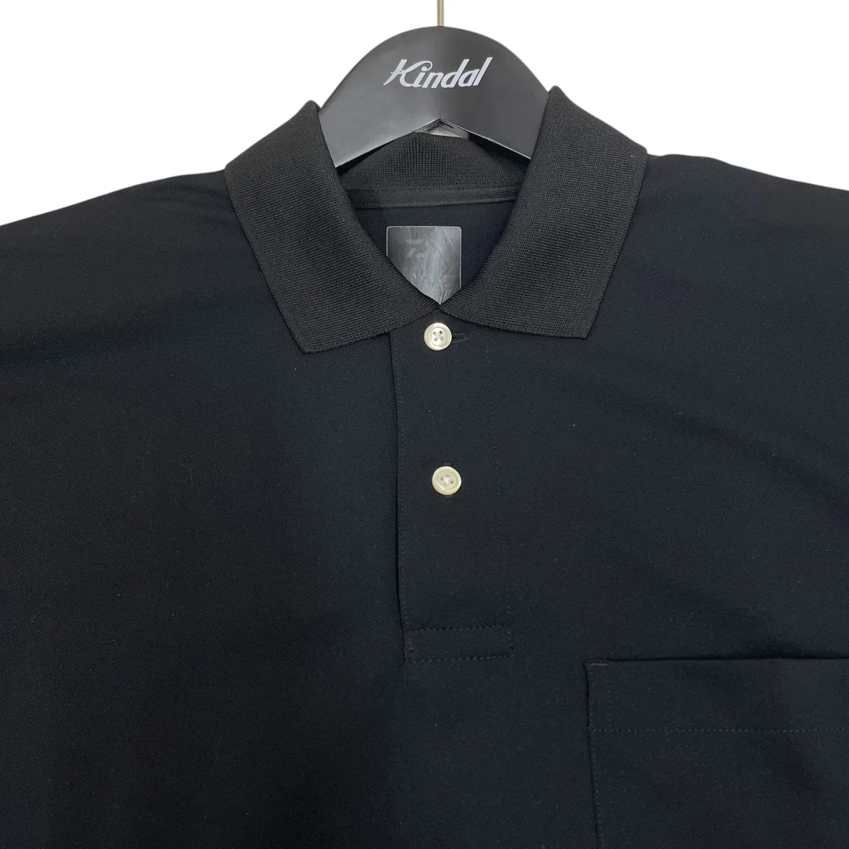 TECH POLO SHIRTSオーバーサイズ 半袖ポロシャツ ブラウスBE 37024 - Image 3
