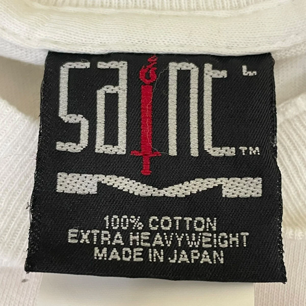HEART SAINT SS TEEハート ロゴ プリント ヴィンテージ加工 半袖Tシャツ コットンTシャツSM-HR1-0000-019 - Image 5