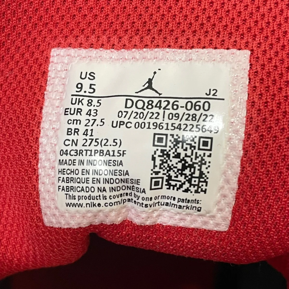 Nike Air Jordan 1 Mid Bred ToeスニーカーDQ8426-060 - Image 6