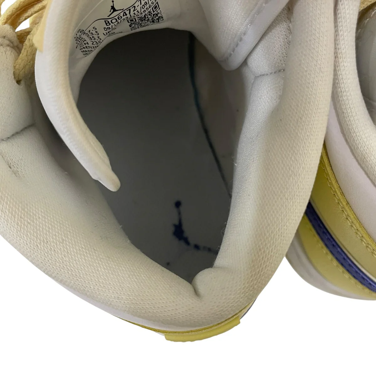 Women’s Air Jordan 1 Mid Lemon WashスニーカーBQ6472-701 - Image 5
