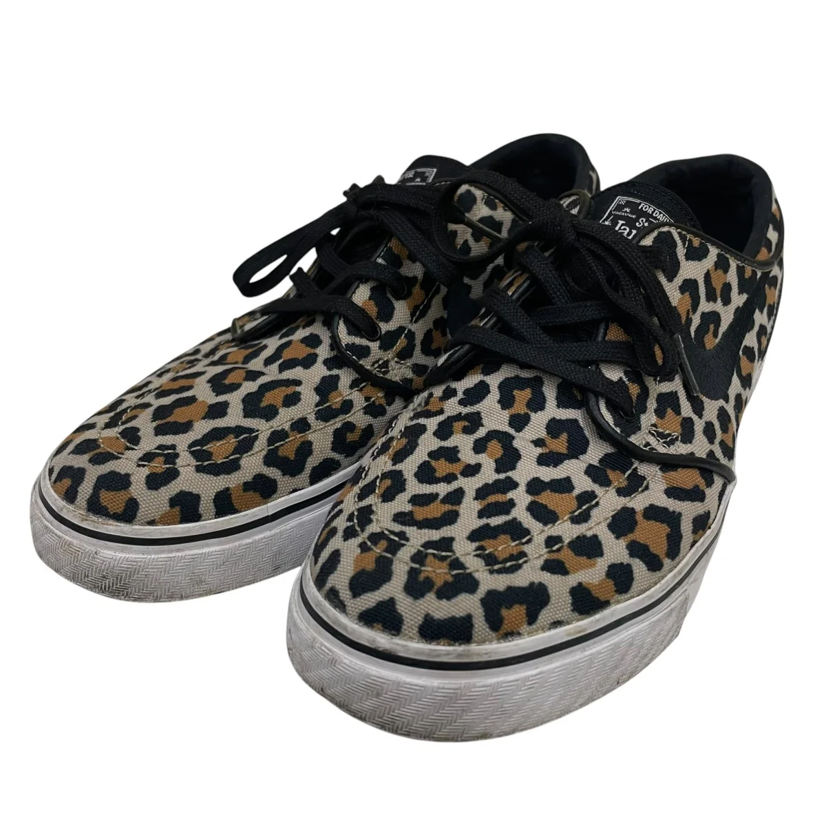 SB JANOSKI CNVS OG QSヒョウ柄 キャンバス生地 刺繍 ローカットスニーカーDA7074-200