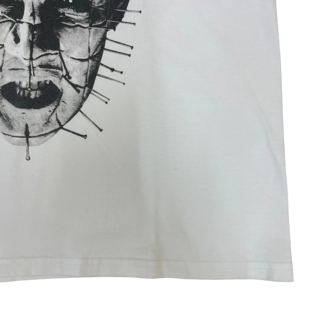 18SSHellraiser Pinhead Teeピンヘッド グラフィックプリント 半袖Tシャツ コットンTシャツ - Image 4