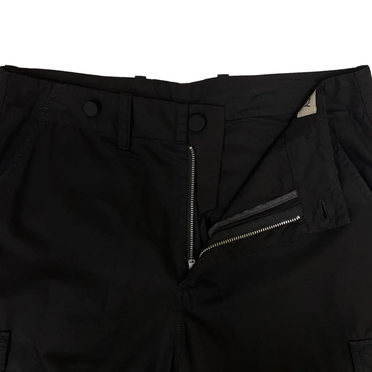 22AWAUDIO CARGO in Black Symbiont Poplin オーディオカーゴパンツハイウエスト カーゴパンツ ストレートパンツM4224AB - Image 4