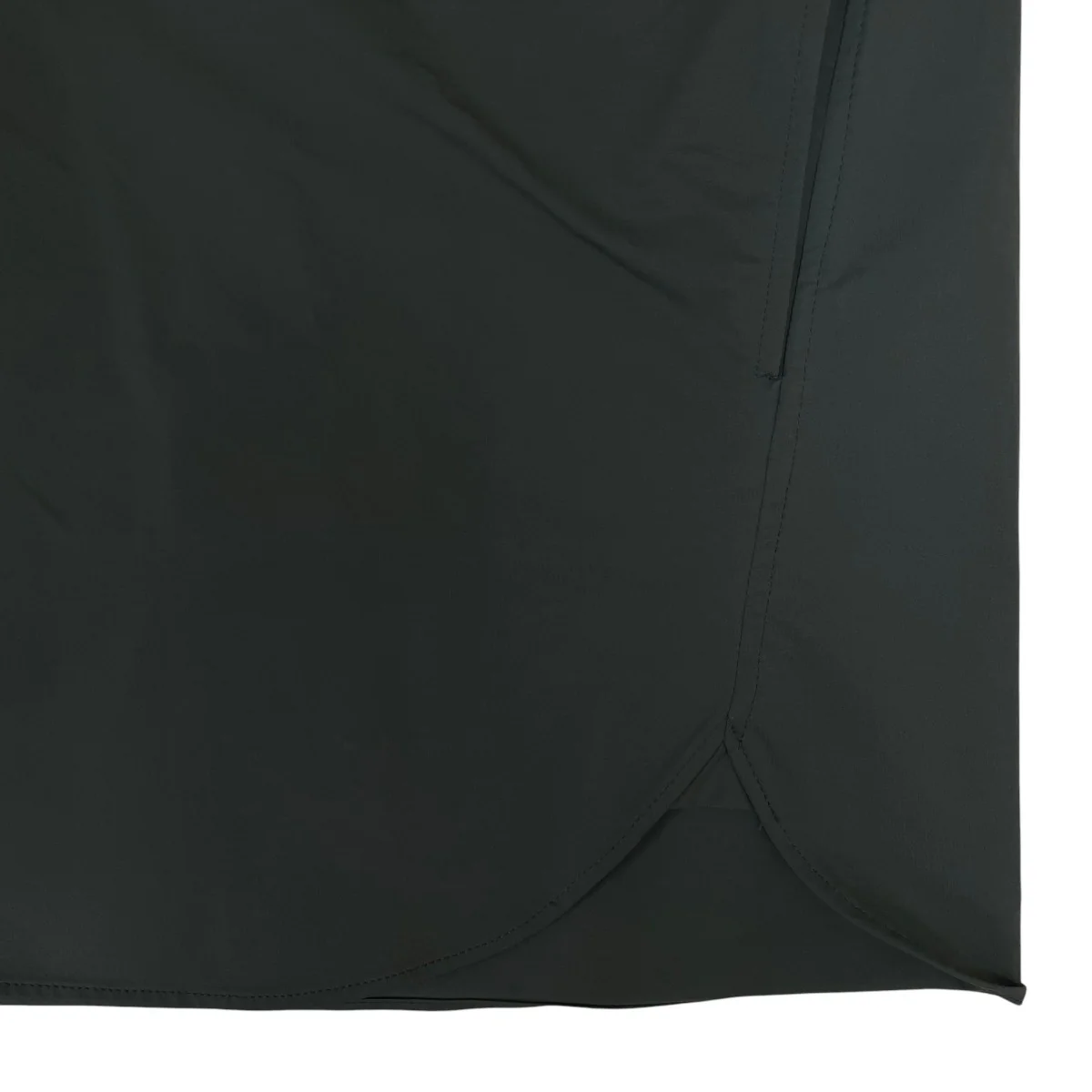 23SSViscose Ponte York Sleeve Shirt無地 ポリエステル オーバーサイズ 半袖シャツGM231 50160 - Image 4