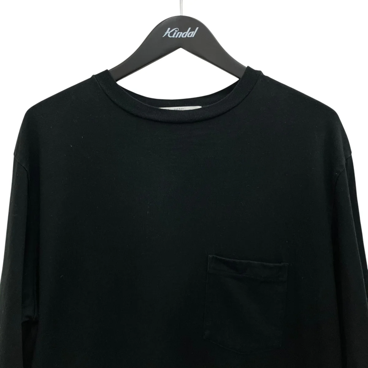 度詰天竺クルーネック ロングスリーブTシャツ02193-0001 - Image 3