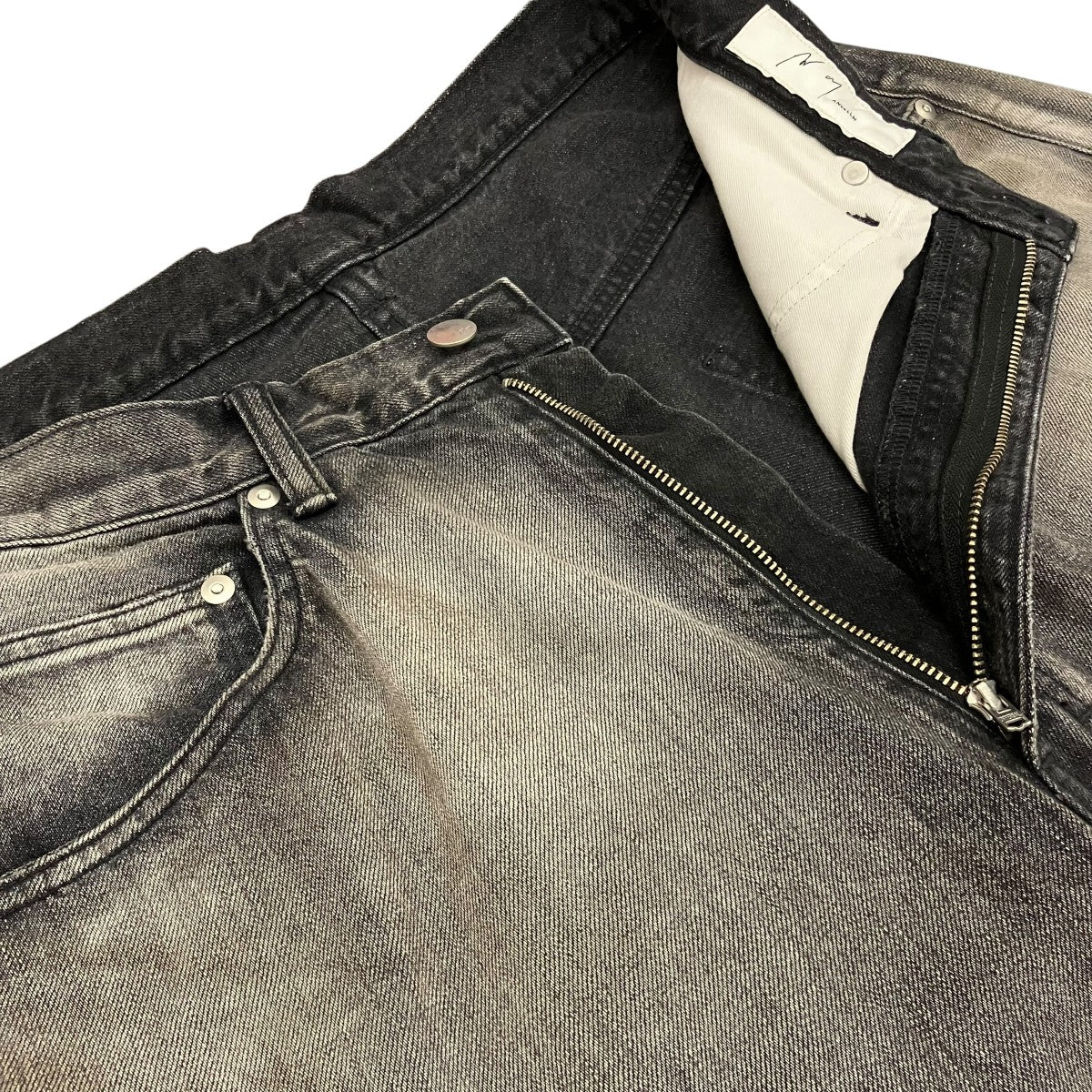 【AGING WIDE DENIM 5P PANTS】エイジングワイドデニム5PパンツANC-PT59 - Image 5