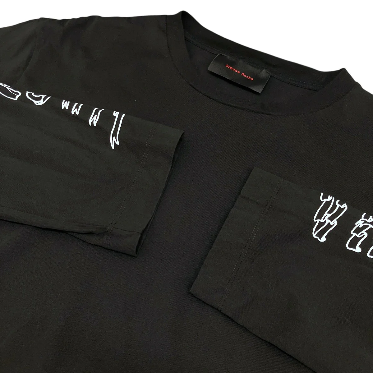 【LONG SLEEVE T-SHIRT W  RIBBON LOGO P】長袖Tシャツ5194P19P21-M - Image 6