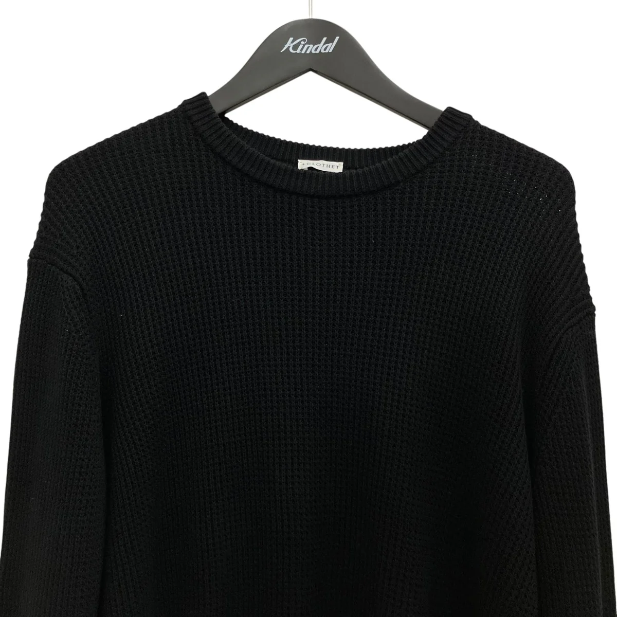 【MIDDLE GAUGE CREW NECK KNIT】スビンプラチナムニットCLF-80033 - Image 3