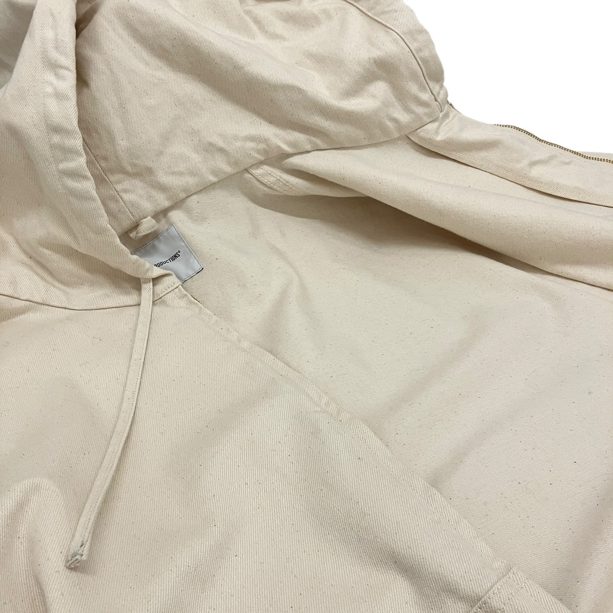 【12．5oz DENIM ZIP UP HOODED JACKET】デニムフーデッドジャケット - Image 6