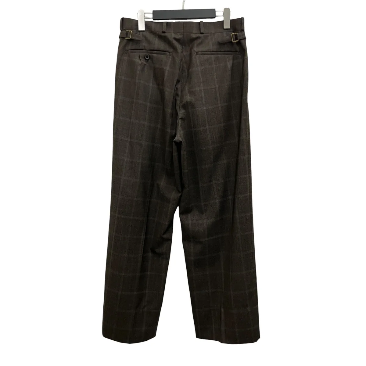 【JEFFERLY 杢 BROWN CHECK】チェックパンツMT6103-0205B - Image 2